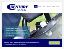 Tablet Screenshot of centuryglassmichigan.com